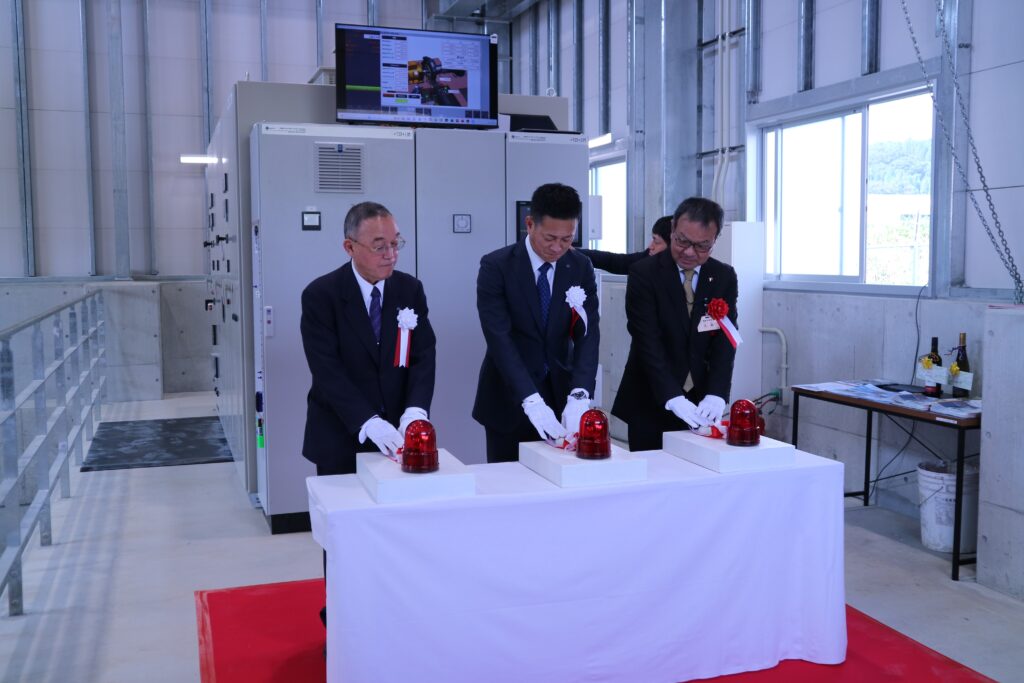 高松水力発電所竣工式⑤